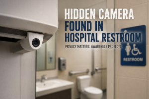 Hidden Camera in hospital bathroom